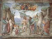 Domenicho Ghirlandaio Taufe Christ oil on canvas